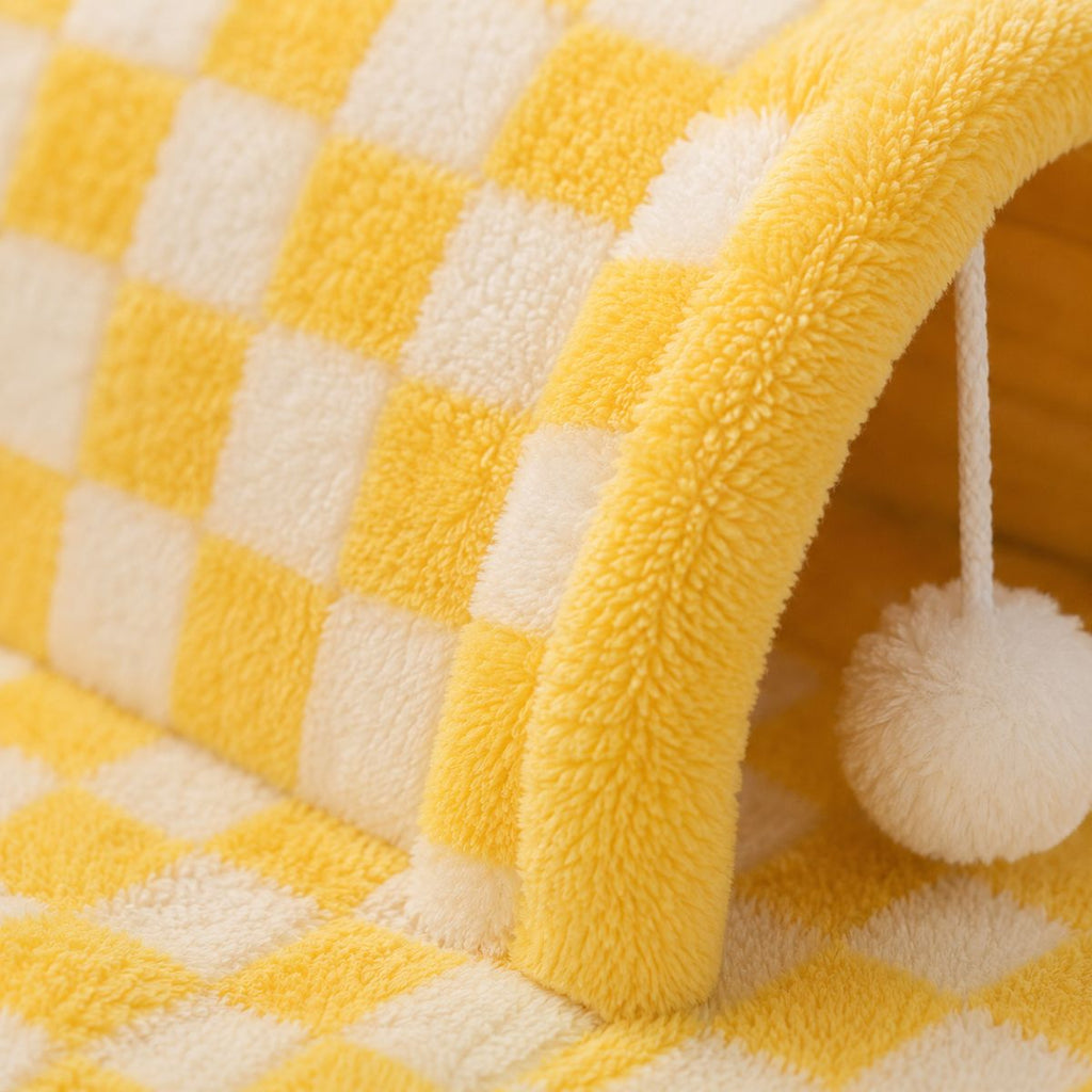 Nid pour Chat avec Tunnels & Tapis Intégré | Espace de Jeu et Repos — Le Dédale