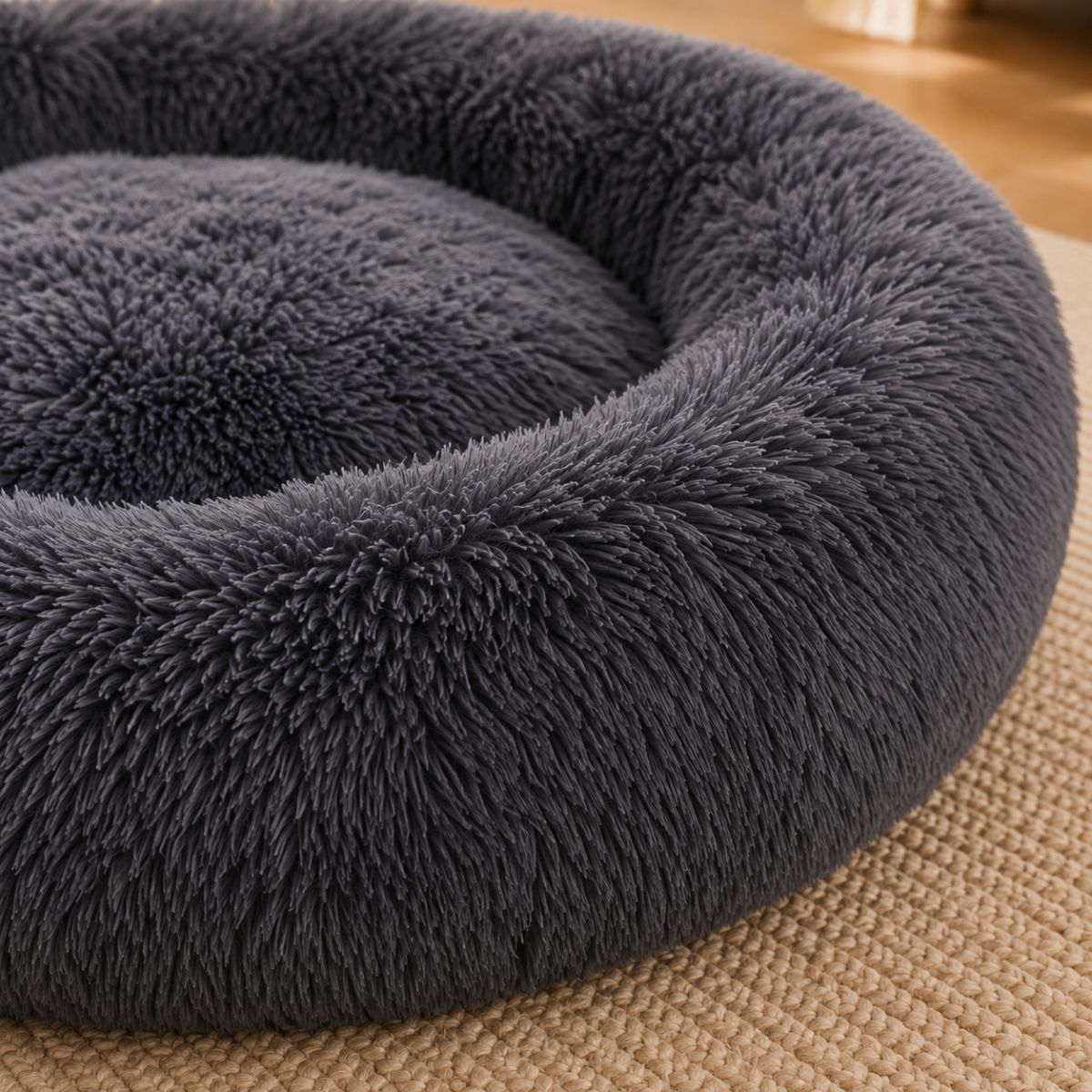 Panier pour Chat Rond Moelleux | Coussin Nid Cocooning — La Lune