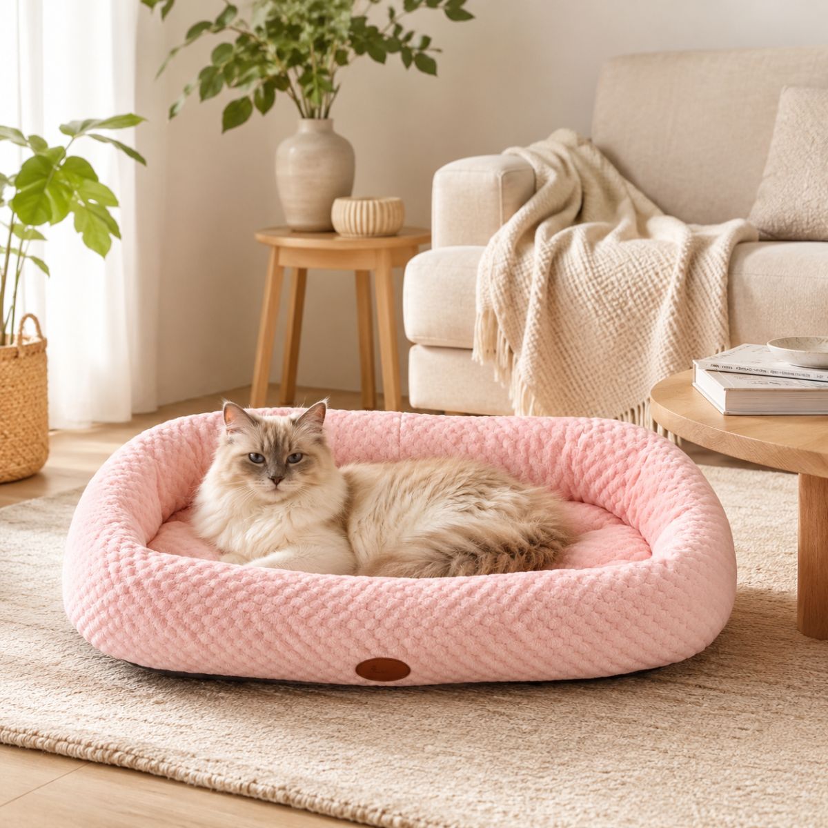 Lit Rafraîchissant pour Chat | Coussin Couchage Été à Rebords - Le Zéphyr